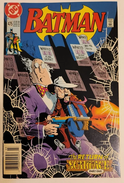 Batman #475 (1992, DC) VF/NM Newsstand 1st App Renee Montoya