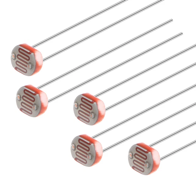 5pz Fotoresistore Kit 5mm per  DIY e Esperimenti 5537 GL5537