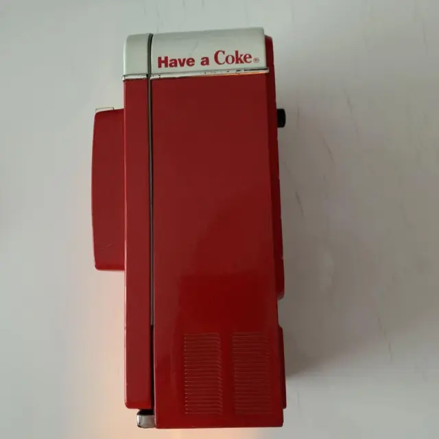 CocaCola Collectible Coin Bank w/ Sliding Bottle and Retro Design Vintage 2
