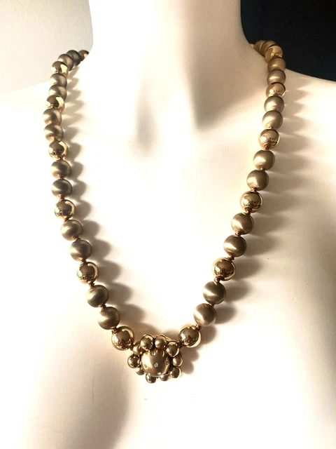 Pendentif Vintage Plaqué Or Avec Pierre Bleue – Ancien, En Bon état