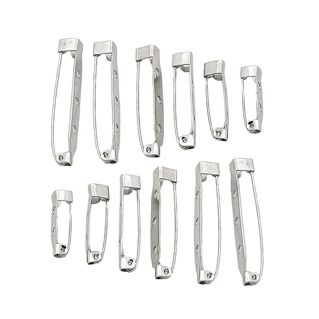 100 piezas Mini Hebilla Pin Chal Vestido Clips Perla Suministros Hágalo usted mismo Hecho a sí mismo
