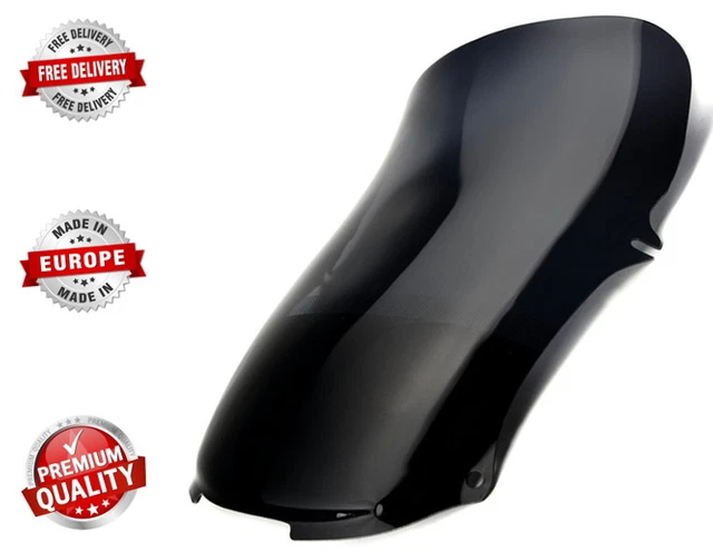 MotorcycleScreens High Touring Windshield For Honda NX650 Dominator (1987-1995) – 4 Colors Available