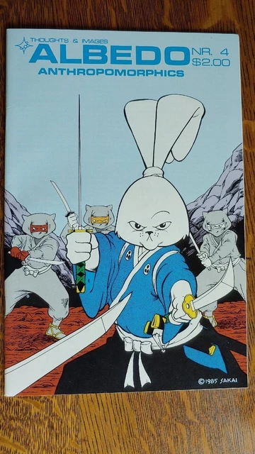 Albedo 4 (Thoughts and Images 1985) 3rd Usagi Yojimbo - 2nd Cover Sakai