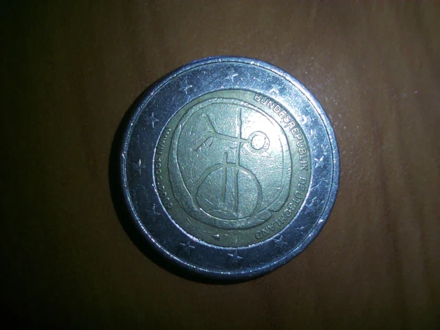 moneta 2 euro omino stilizzato deutschland