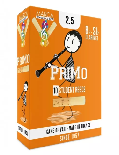 Marca ance clarinetto sib Primo 2,5 box da 10