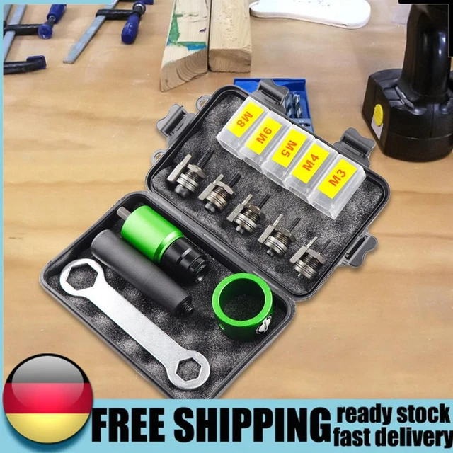 Electric Rivet Gun Replacement Parts Rivet Nut Gun Hand Wrench Accessories DE