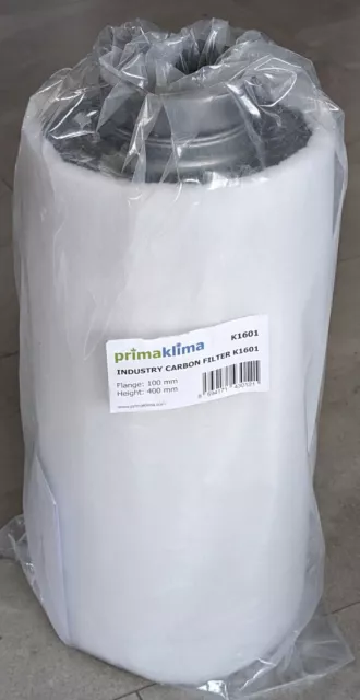 PrimaKlima K1601 Aktivkohlefilter Industrie 100mm 180-280 cbm/h AKF Grow NEU