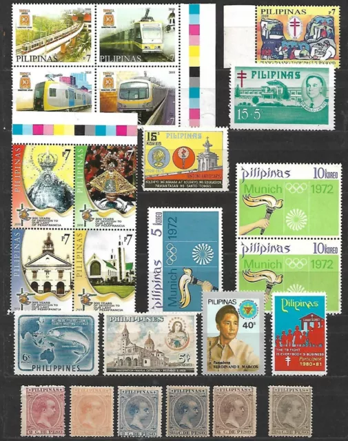 TIMBRES philippines TOUS ETAT LOT e 29