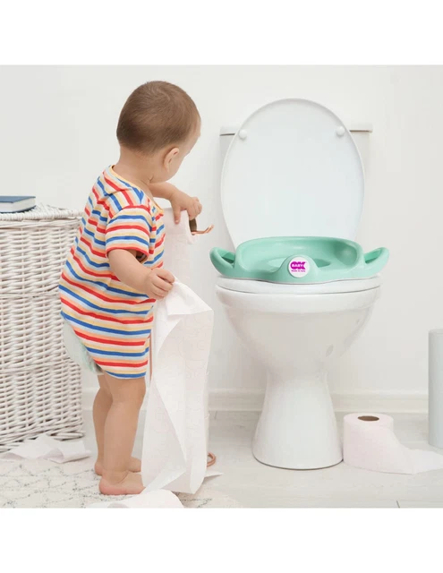 OKBABY Sofa Riduttore per WC con Bordo Antiscivolo Verde in offerta