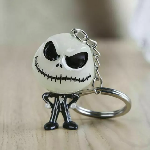 Horror Keychain Nightmare Christmas Halloween Ring Jack Skellington Key Chain