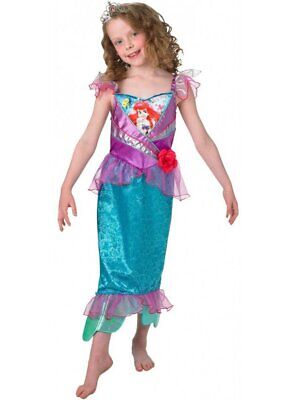 Disney Prinzessin Arielle Glanzkostüm für Kinder - Klassische Märchenprinzessin