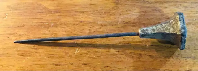 Antique 1930s ARCADE Cast Iron Punch Ice Pick - Hard To Find - RARE