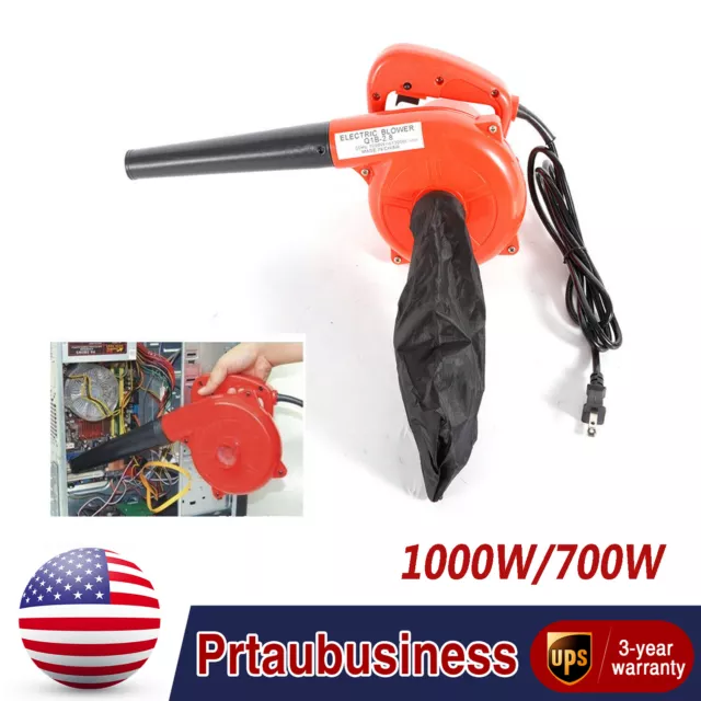  Alloyman Leaf Blower, 20V Cordless Leaf Blower, with 2 X 4.0Ah  Battery & Charger, 2-in-1 Electric Leaf Blower & Vacuum for Yard  Cleaning/Snow Blowing.(Orange) : Everything Else