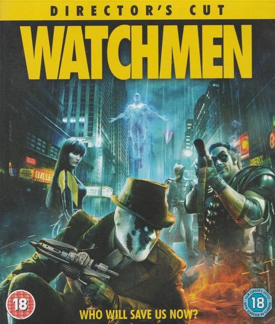 WATCHMEN BLU-RAY 2009 Malin Akerman/Billy Crudup/Patrick Wilson/Matthew ...