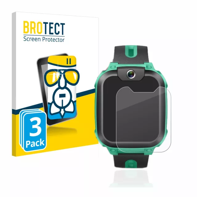 3x lámina de vidrio blindado BROTECT para Imoo Watch Phone Z1 lámina protectora de vidrio