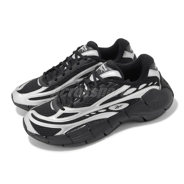 Reebok Zig Kinetica 2.5 Core Black Sivler Metallic Men Unisex Running 100069911