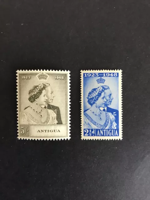 Antigua KGVI 1948 S/Wedding Issue Stamp Set UM.