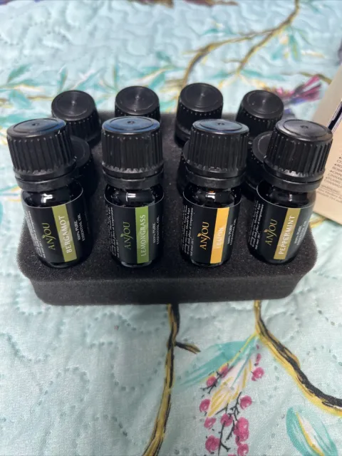 Anjou 6 x 10ml Essential Oil Set, 100% Pure Natural Essential Oil Kit For  Diffuser 