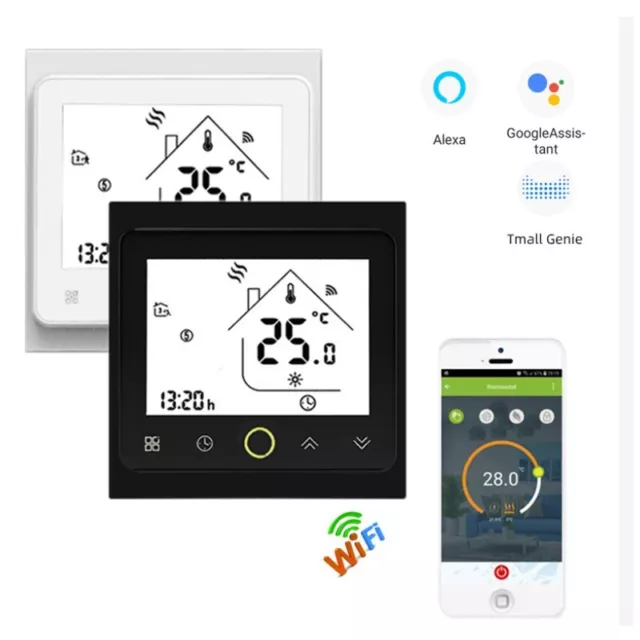 Termostato Smart WiFi controllo riscaldamento acqua Funziona con Alexa Google