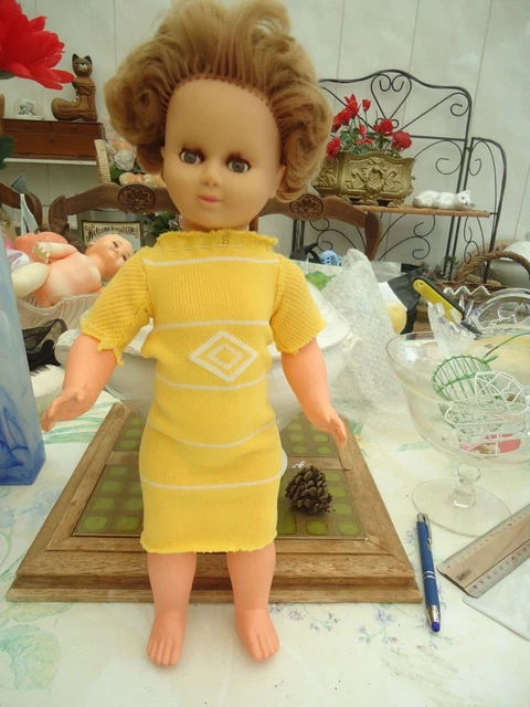 ANCIENNE POUPEE ROSETTE Soeur De Bleuette Tete Porcelaine Sfbj Unis France 301 EUR 490,00 - FR