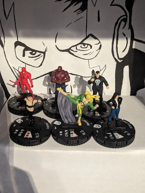 Marvel Heroclix Avengers/Defenders War Fast Forces 001-006