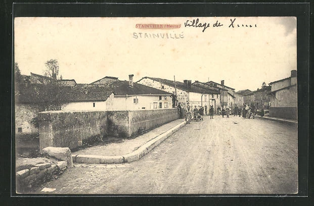 CPA Stainville, vue de la rue