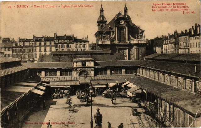CPA Nancy-Marché Couvert-Eglise Saint Sébastien (187332)