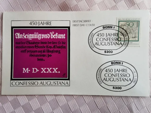 FDC Deutschland BRD Confessio Augustana 50Pfg.