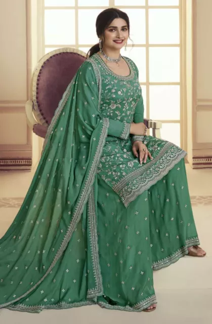 Indian Salwar Kameez Anarkali Dress Party Suit Bollywood Plazzo Women