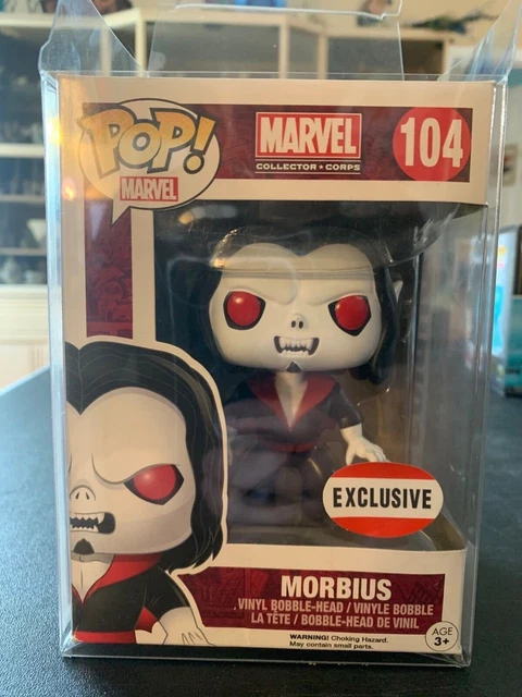 Funko Pop! Marvel - Morbius #104 (Vaulted). NIB! W/ protector sleeve.