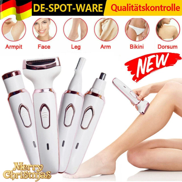 Elektrischer Rasierer für Frauen Intimbereich 4-In-1 Elektrischer Damenrasierer