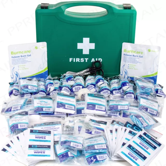 210Pc EXTRA LARGE UK BSI APPROVED WORKPLACE FIRST AID KIT Office Health & Safety