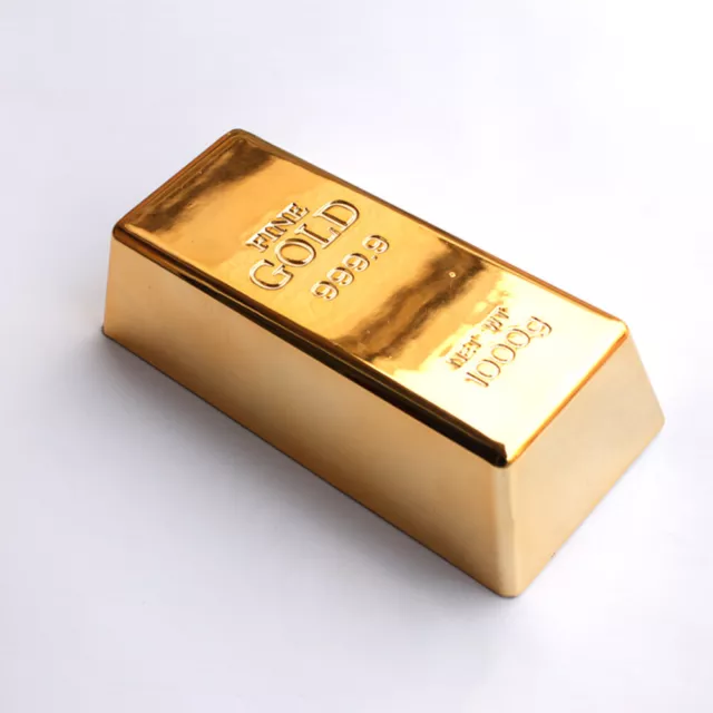 Simulation Gold Bar Bullion Door Stop Gold Brick Home Door Stopper UK