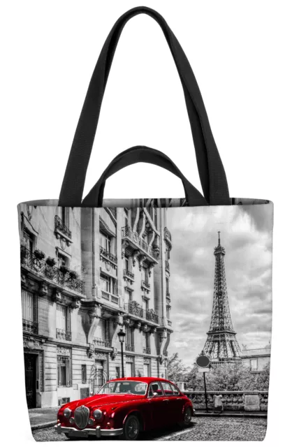 Paris Eiffelturm Oldtimer Tasche Paris Eiffelturm Oldtimer Seine Stadt Liebe Fr