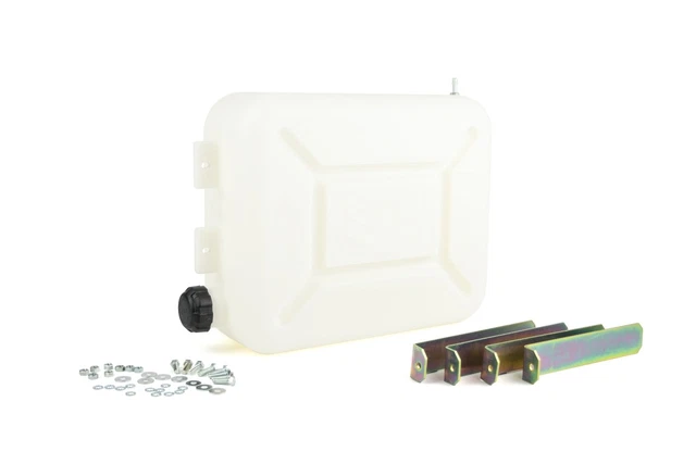 Autoterm Fuel tank 13l - with mounting brackets - White