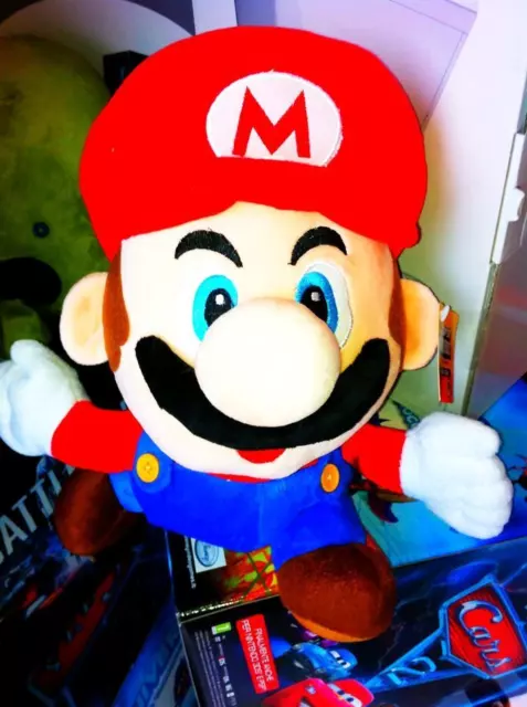 Grande Peluche Luigi Nintendo Mario Bross 60 cm XL pas cher 