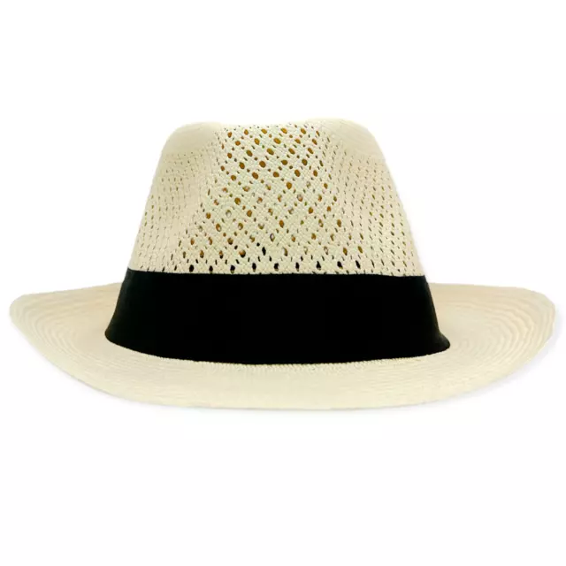 Vented Panama Hat Genuine, Straw, Unisex Hat HABANA Extra Fino