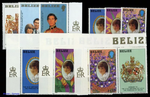 1981, Belize, 560-62 u.a., ** - 1808671
