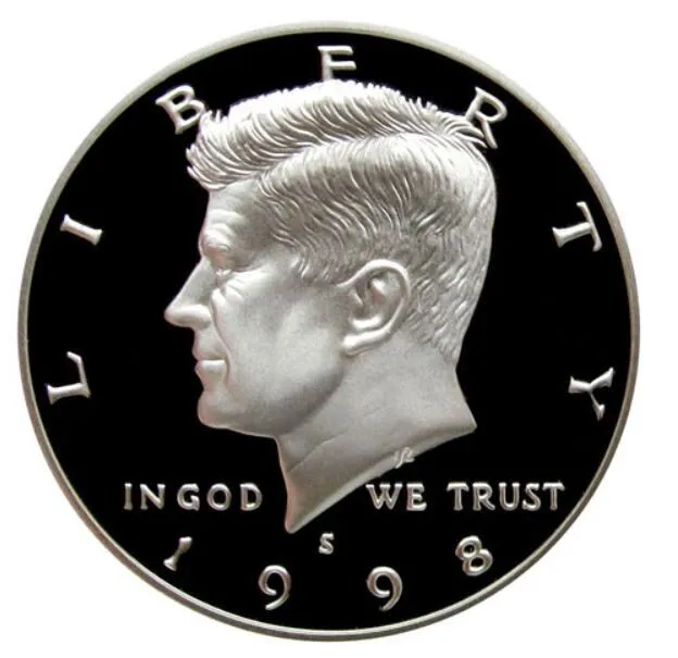 1998 S Proof Kennedy Half Dollar Uncirculated US Mint