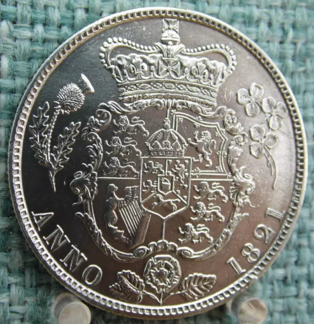 1821 Silver Halfcrown of George 4th