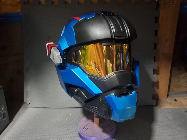 3d Model Casco De Carter Halo Reach Poster Halo Reach Carter Wall