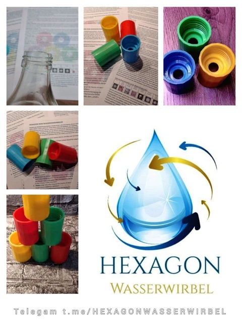 Vórtice hexagonal Schauberger energizador de agua, energía NUEVO