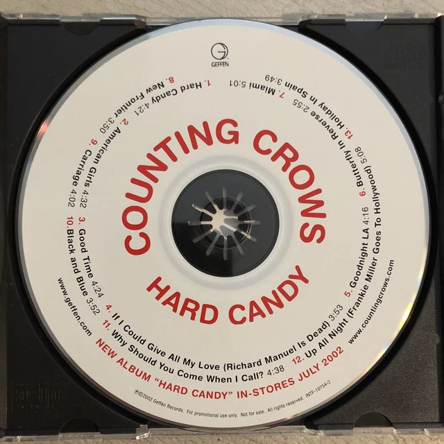 COUNTING CROWS HARD Candy Advance CD promo 2002 Geffen INTF107542