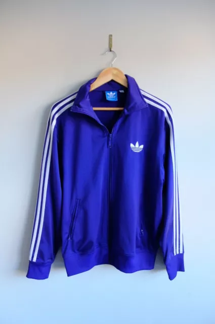 Adidas Originals tracksuit jacket Purple white firebird track trefoil M 2011