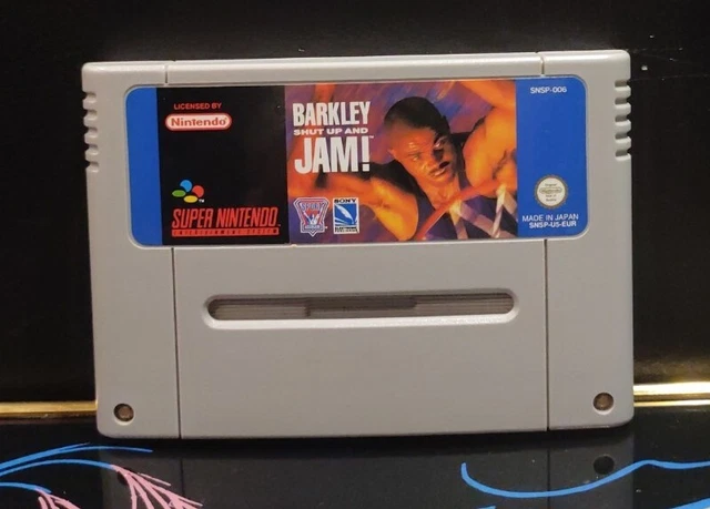 Barkley Shut Up And Jam ! Jeu Super Nintendo SNES PAL Cartouche Seule