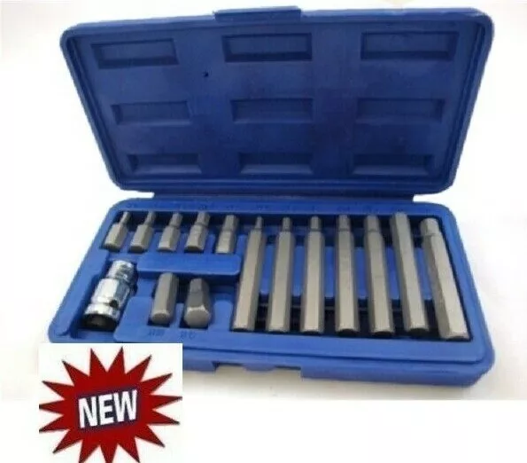 Metric Hex Allen Allan Alan Alen Hex Wrench Key Socket Bit Set Half Inch Drive