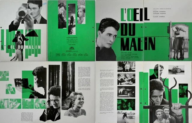 CLAUDE CHABROL JACQUES Charrier S Audran L'OEIL DU MALIN 1962 MANUEL ...