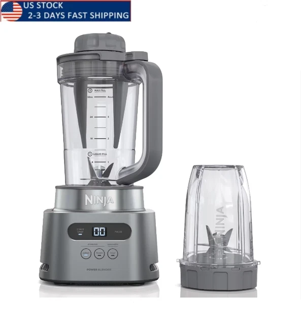 HIGH-SPEED Blender DUO 3 Preset Auto-iQ Programs, 34 oz. Pitcher Capacity,