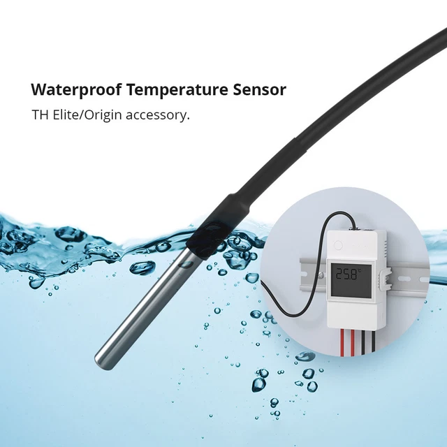 Sonoff DS18B20 Étanche Capteur de Température RJ9 4P4C/2,5mm Fiche Jack