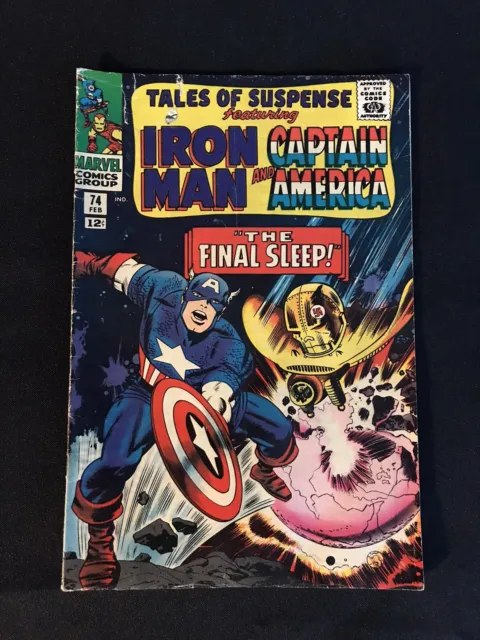 February 1966 Tales Of Suspense Iron Man Captain America No. 74 Comic Book